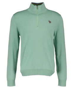 Sweater Zip Neck Zebra