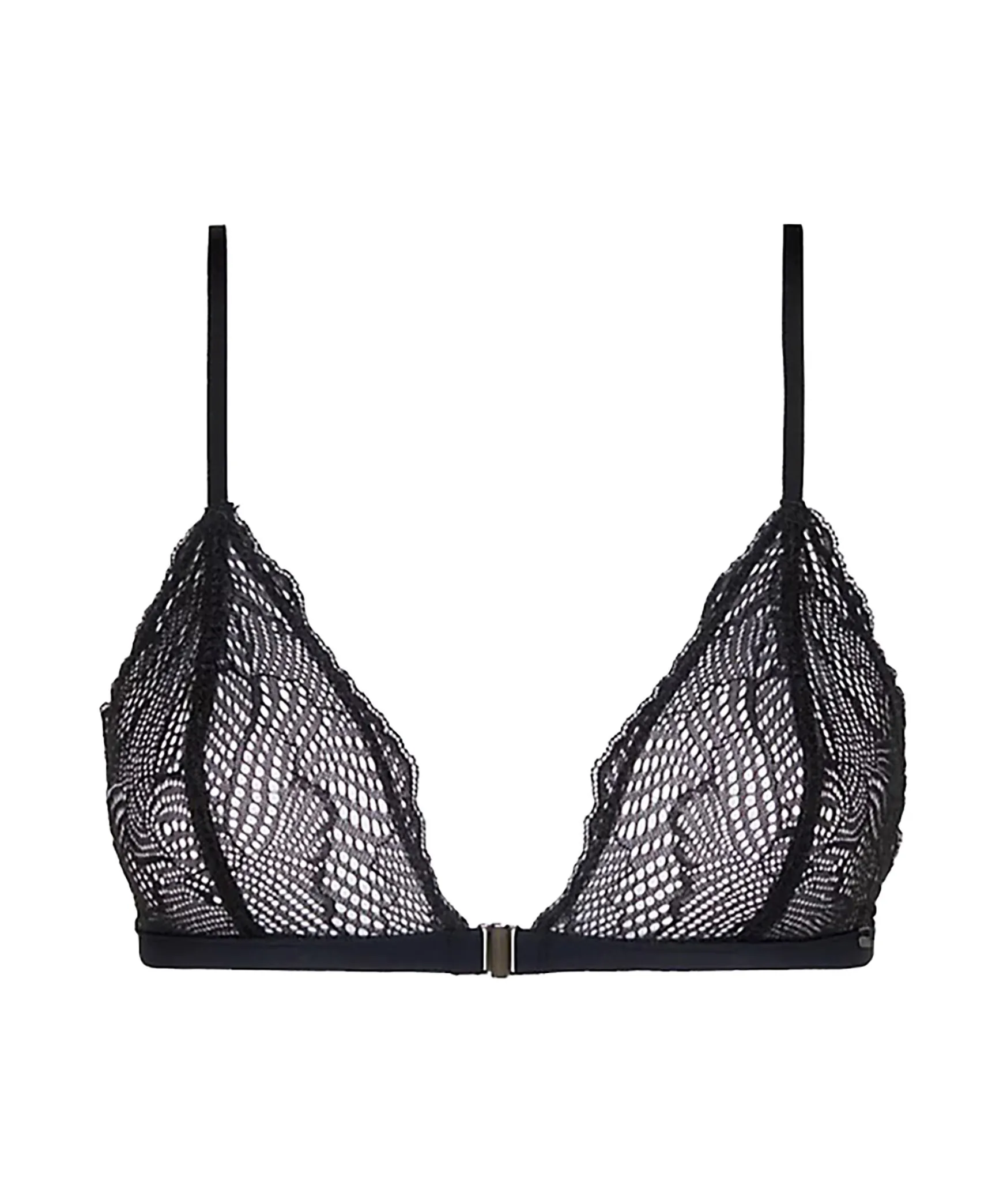 Unlined Lace Triangle Bra