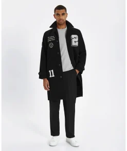 Varsity Wool Coat