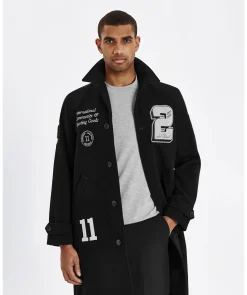 Varsity Wool Coat