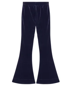 Velvet Jersey Flared Pant