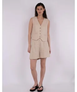 Vendetta Heavy Linen Vest