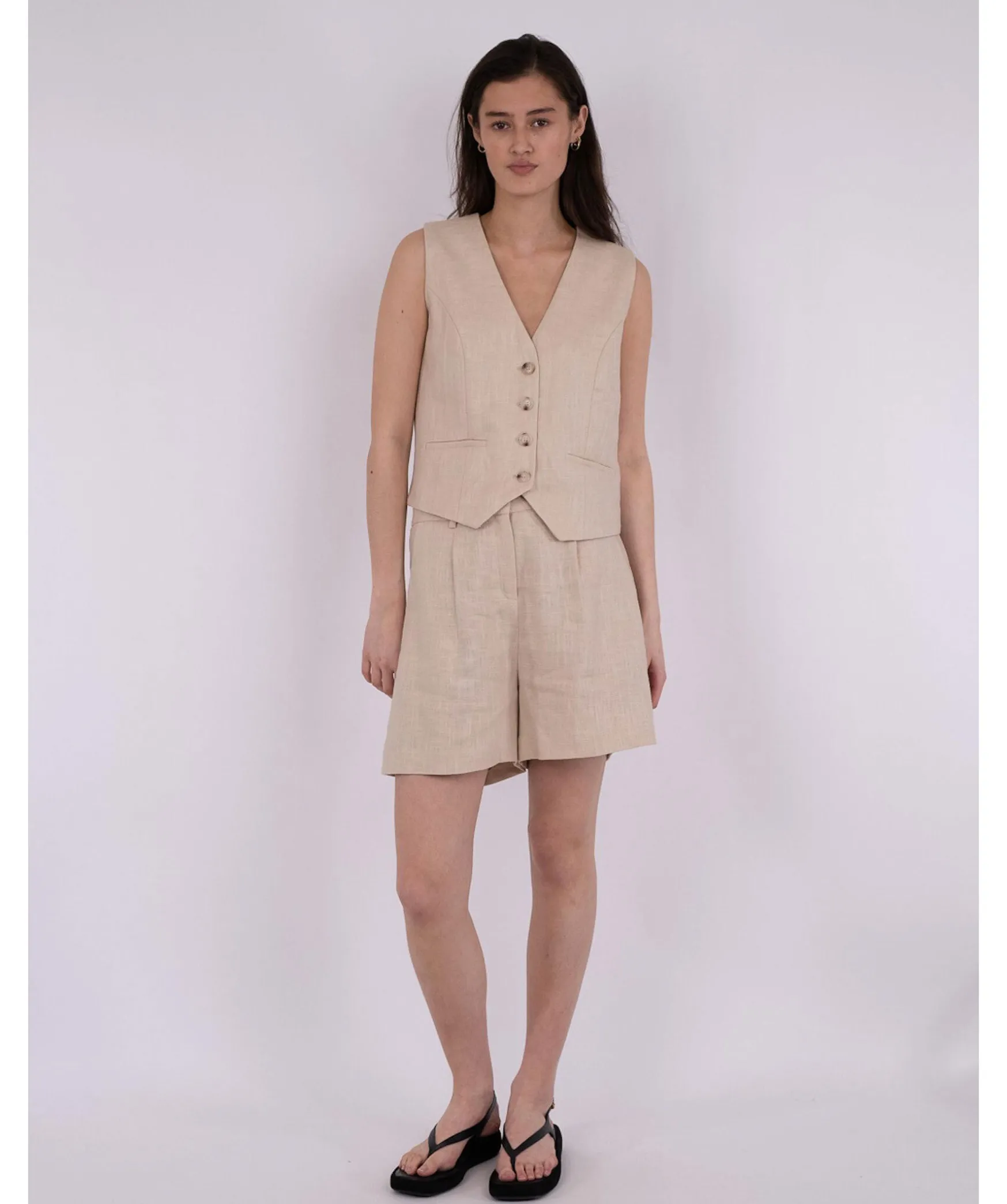 Vendetta Heavy Linen Vest