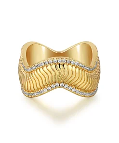 Wavey Snake Chain Ring