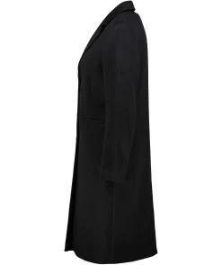 Wool Blend Tailored Coat